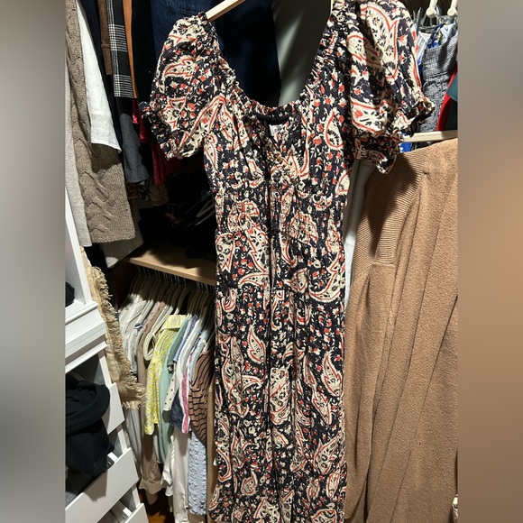 New Rahi Shopbop Paisley Shiloh Midi Dress Size Medium - Picture 7 of 7